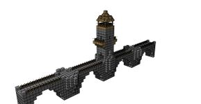 Plan du projet du pont vers l'abbaye de Clowny[8]